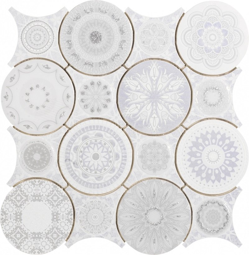 MOSAICO CERAMICO 28X28 FROZEN 187138 - DBE